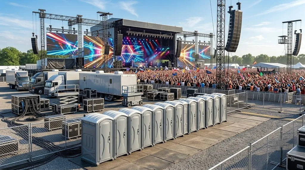 Concert Restroom Rental in Frederick, MD