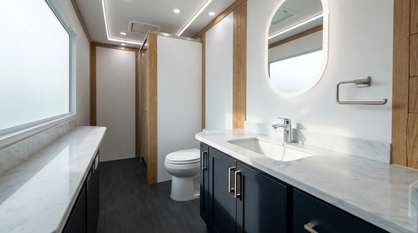Luxury Restroom Trailer in Frederick, MD