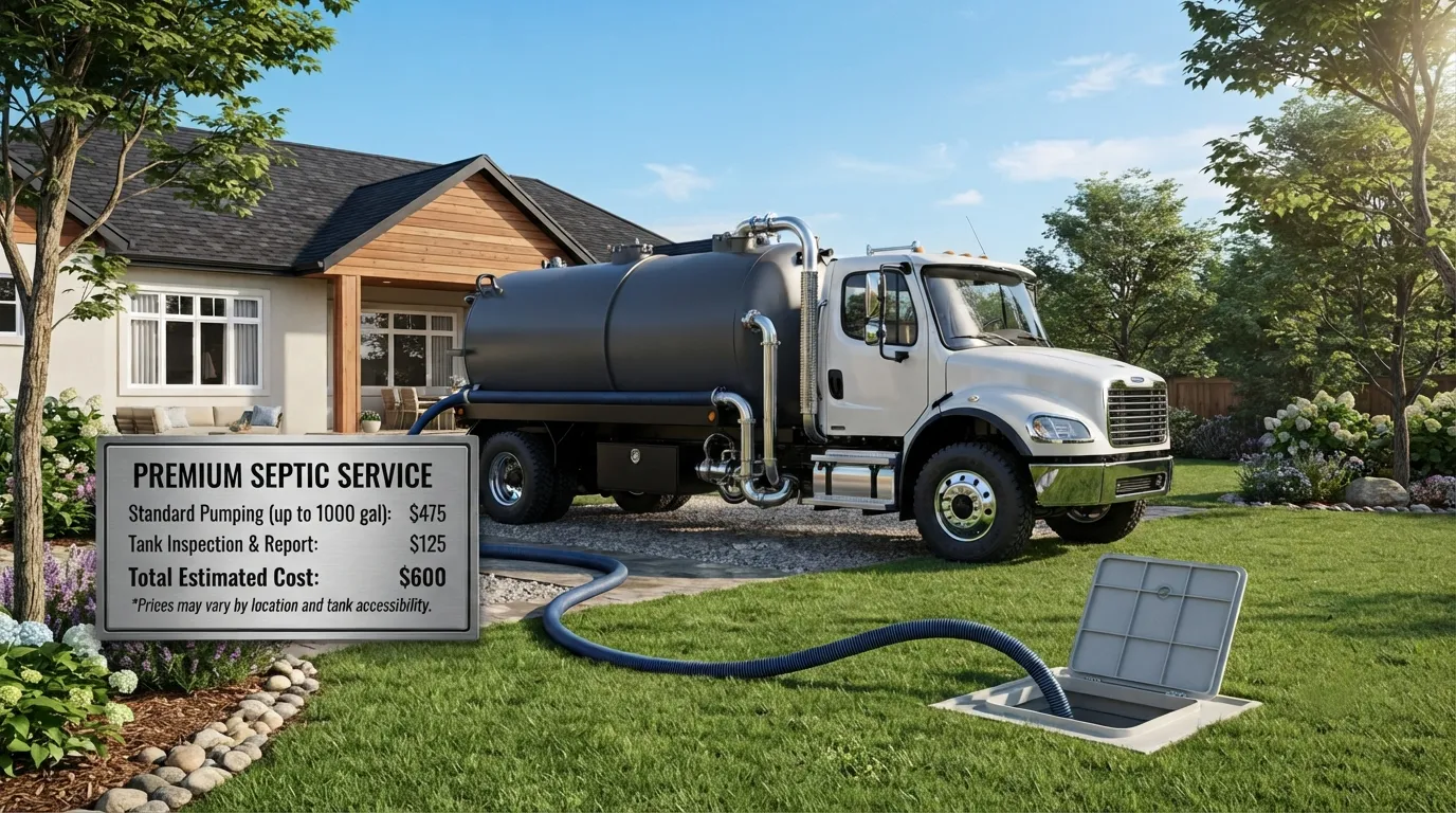 Septic Tank Pumping Cost in Frederick, MD